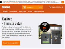 Tablet Screenshot of flexbox.se